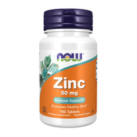 Thumbnail for NOW Foods Supplements, Zinc (Zinc Gluconate) 50 mg, Supports Enzyme Functions*, Immune Support*, 100 Tablets
