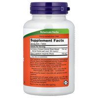 Thumbnail for NOW Foods Horny Goat Weed 750 Mg 90-Tablets