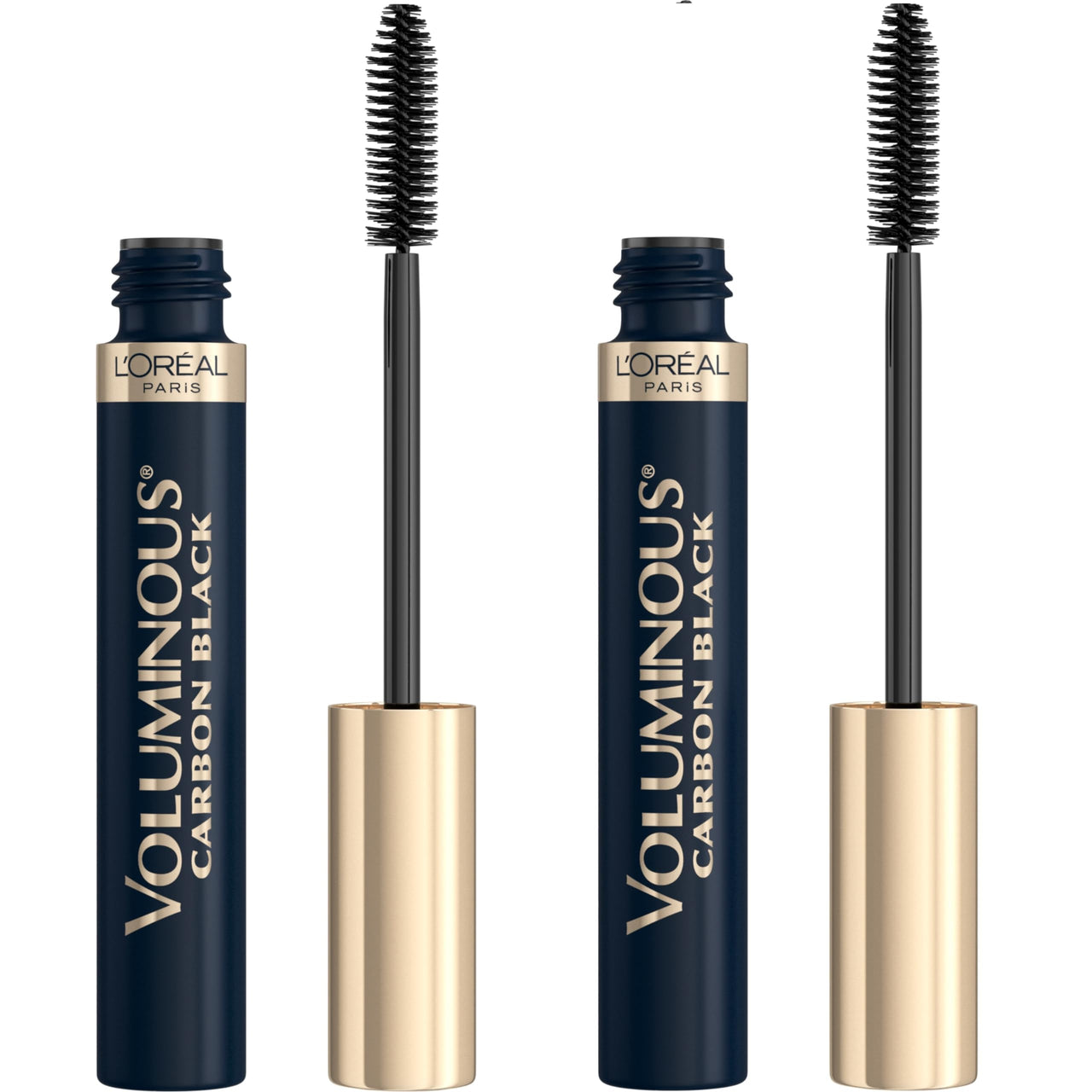 L’Oreal Paris Original Voluminous Mascara, Building Mascara Volume and Length Formula, Washable, Carbon Black, 0.26 Fl Oz., 2 Count