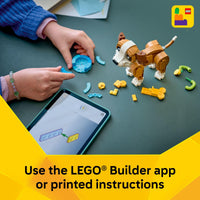 Thumbnail for LEGO Creator 3 in 1 Cute Animals: Playful Puppy Dog Building Toy - Bedroom Decor for Girls & Boys, Ages 8+ - Gift for Birthdays - Build a Dog, Squirrel, or Duck - 31382