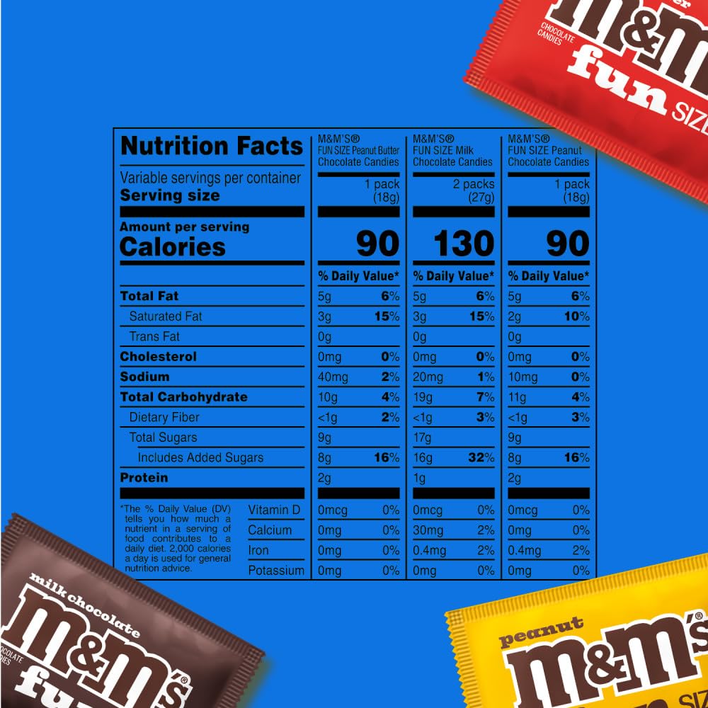 M&M'S Milk Chocolate, Peanut & Peanut Butter Easter Fun Variety Pack, Party Size, 19.41 Oz Bulk Candy Bag (1.36 Pounds)