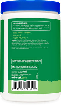 Thumbnail for Nutricost Organic Super Greens Powder (30 Servings) - Superfood Supplement Drink Mix (30 Servings, No Flavor Added)