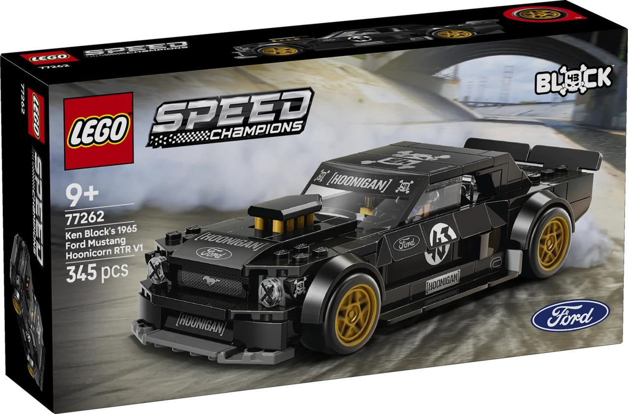 LEGO Speed Champions Ken Block's '65 Ford Mustang Hoonicorn V1 Toy Building Blocks, Toy, Birthday Gift, Present, Blocks, for Boys and Girls, Children, Ages 9 to 11, Elementary School Students