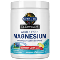 Thumbnail for Garden of Life Whole Food Magnesium Powder, Raspberry Lemon - Vegan, Gluten & Sugar Free Supplement with Probiotics for Calm & Regularity