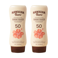 Thumbnail for Hawaiian Tropic Sheer Touch Ultra Radiance Lotion Sunscreen SPF 50, 8 Fl Oz Twin Pack, Hawaiian Tropic Sunscreen SPF 50, Sunblock, Oxybenzone Free Sunscreen, Body Sunscreen Pack, 8 Fl Oz each