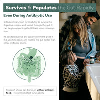 Thumbnail for Organic Saccharomyces Boulardii - 10 Billion CFU - Clinically Validated CNCM I-1079 Probiotic Strain - Gut, Digestion & Healthy Bowel Support - First Organic Form of S. Boulardii Probiotic - 60 Count