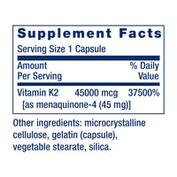 Thumbnail for Life Extension Mega Vitamin K2 High Potency for Strong Bones, clinically studied 45 mg K2 dosage, promotes healthy bone density, gluten-free, non-GMO, 30 capsules
