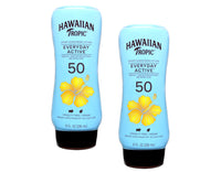 Thumbnail for Hawaiian Tropic Everyday Active Sunscreen Lotion SPF 50, Water-Resistant, Broad Spectrum UVA/UVB Protection, 8 fl oz (Pack of 2)