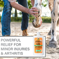 Thumbnail for Absorbine Veterinary Liniment Topical Analgesic Sore Muscle and Arthritis Pain Relief Warming Liniment Rub, 12 Ounce Gel