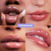 Thumbnail for Kosas Wet Lip Oil Gloss - Hydrating Lip Plumping Treatment with Hyaluronic Acid & Peptides, Non-Sticky Finish (Unbuttoned)
