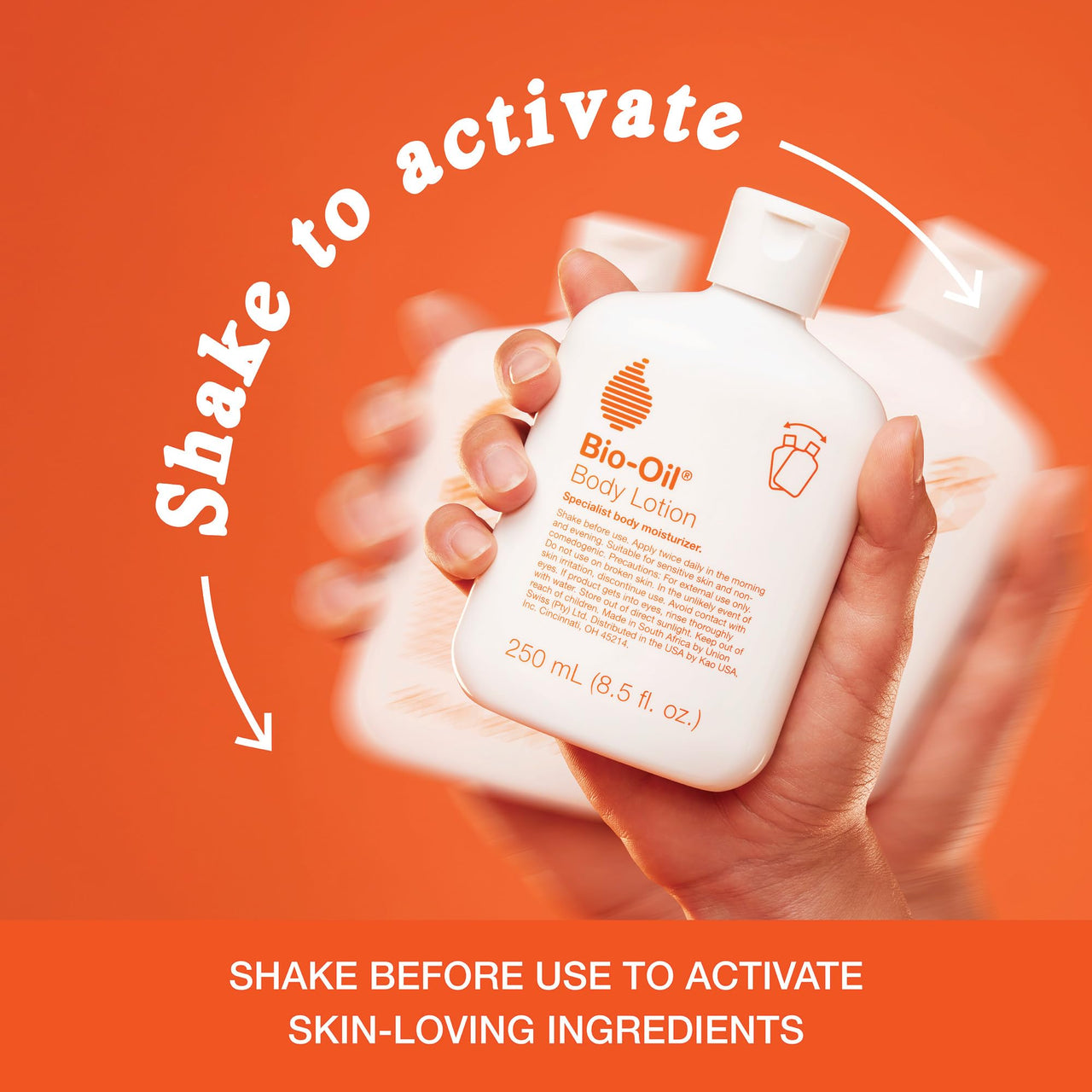 Bio-Oil Moisturizing Body Lotion for Dry Skin, Ultra-Lightweight High-Oil Hydration, with Jojoba Oil, Rosehip Oil, Shea Oil, and Hyaluronic Acid, 5.9 Oz
