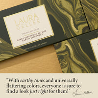 Thumbnail for LAURA GELLER NEW YORK The Delectables Earthy Essentials Baked Eyeshadow Palette | 14 Pigmented Eyeshadows Blendable Natural Look