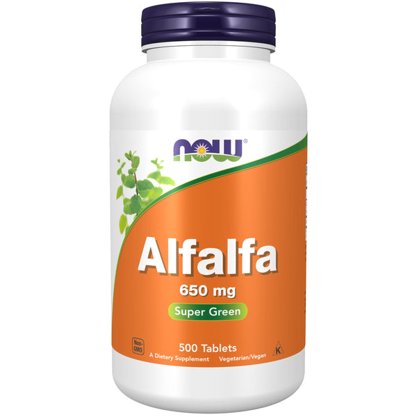 NOW Supplements, Organic Spirulina 500 mg with Vitamins, Minerals and GLA (Gamma-Linolenic Acid), 100 Tablets
