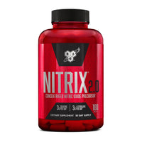 Thumbnail for BSN NITRIX 2.0, Workout Supplement, Nitric Oxide Precursors, 3g Creatine, 3g L Citrulline, L-Citrulline, Supports Workout Performance, Pumps, Muscle Recovery and Endurance, 180 Tablets, 60 Servings