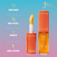 Thumbnail for Juvia's Place Magic Lip Oil - Sweet Orange - Smooth, Hydrating w/Vitamin E for Soft, Glossy, Juicy Lips - Infused with Fruit Extracts - Tinted, Shimmering, Lightweight & Non-sticky Lip Oil for Summer