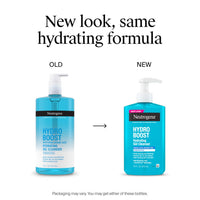Thumbnail for Neutrogena Hydro Boost Face Wash, Fragrance Free, Hydrating Facial Cleanser with Hyaluronic Acid, Daily Foaming Face Wash & Makeup Remover, Hypoallergenic Gel Cleanser, 16 fl. oz