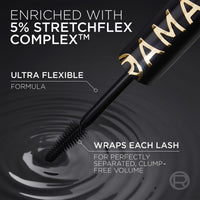 Thumbnail for L'Oreal Paris Voluminous Panorama Mascara, Volumizing and Lengthening Formula, Longwear, Smudge-Resistant and Washable, All Night Black Mascara, 0.33 Fl Oz