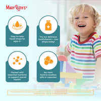 Thumbnail for MaryRuth Organics Multivitamin & Multimineral with Iron for Toddlers | USDA Organic | Sugar Free | Multivitamin Liquid Drops for Kids Ages 1-3 | Immune Support | Vegan | Non-GMO | 2 Fl Oz