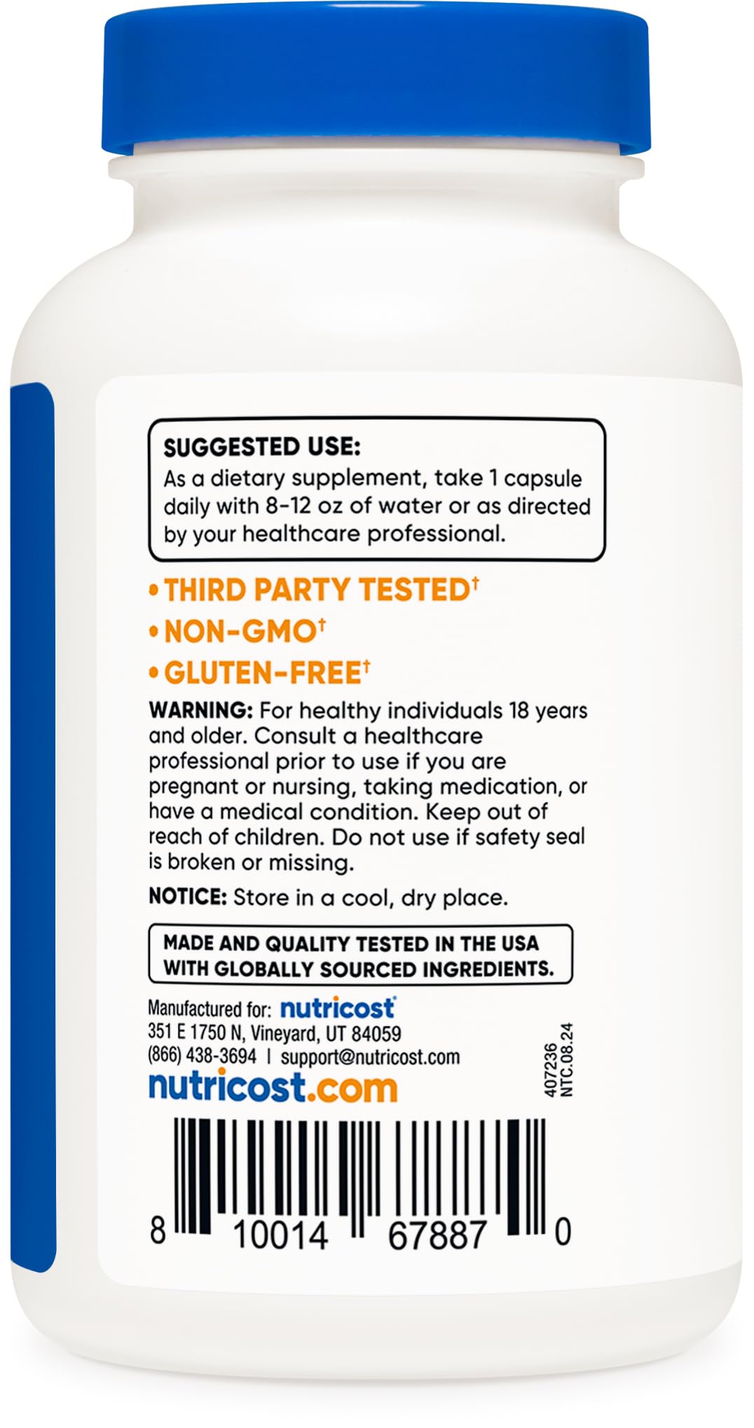 Nutricost Bee Propolis Supplement w/ 5% Flavonoids (500mg / 120 Capsules)