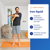 Thumbnail for Pure Encapsulations Iron Liquid | Hypoallergenic Supplement Supports Hemoglobin and Myoglobin Function* | 4.1 fl. oz.