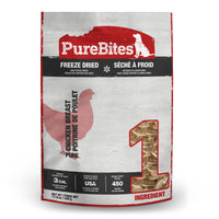 Thumbnail for PureBites Chicken Breast Freeze Dried Dog Treats, 1 Ingredient, Made in USA, 11.6oz