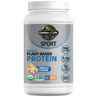 Thumbnail for Garden of Life Organic Vegan Protein Powder with Probiotics, BCAAs, NSF Certified, Gluten Free & Sport, Non GMO, Sport Protein Powder, 19 Servings, Vanilla