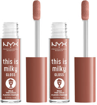 Thumbnail for NYX PROFESSIONAL MAKEUP This Is Milky Gloss, Lip Gloss with 12 Hour Hydration, Vegan - Milk The Coco (Dark Chocolate) (Pack of 2)