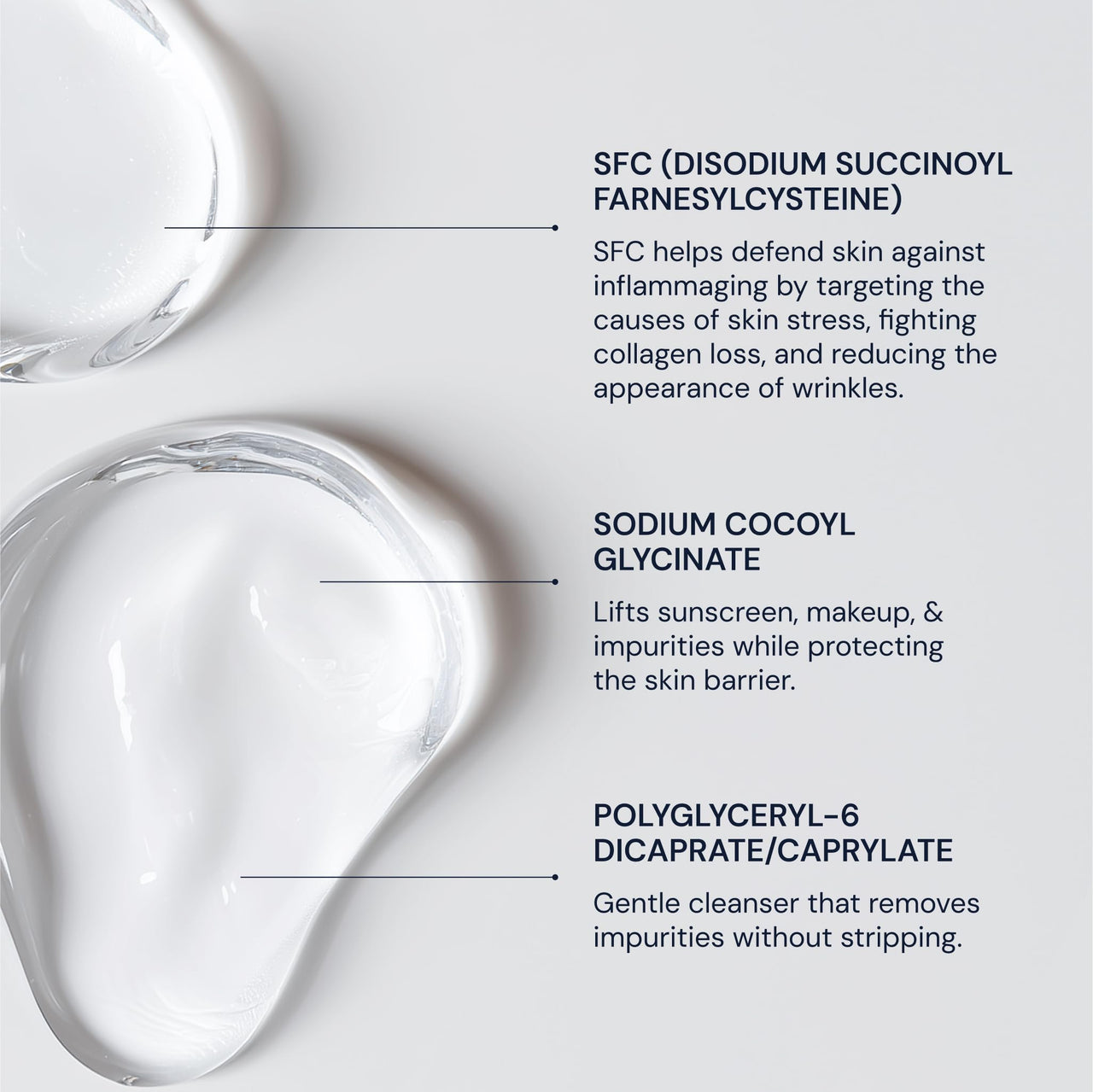 Blueprint Bryan Johnson Gentle Facial Cleanser with SFC & Hyaluronic Acid – Age-Defying Gel Cleanser for Firm, Balanced & Hydrated Skin – Vegan • Fragrance-Free