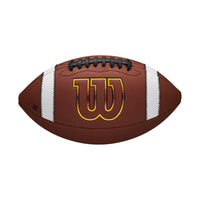 Thumbnail for WILSON GST SpeedSkin Football - Brown, Official Size