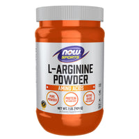 Thumbnail for NOW Sports Nutrition, L-Arginine Powder, Nitric Oxide Precursor, Amino Acids, 1-Pound