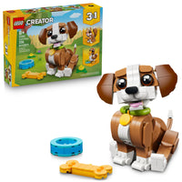 Thumbnail for LEGO Creator 3 in 1 Cute Animals: Playful Puppy Dog Building Toy - Bedroom Decor for Girls & Boys, Ages 8+ - Gift for Birthdays - Build a Dog, Squirrel, or Duck - 31382