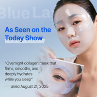 Thumbnail for Bluelayer Water Dome Mask - Korean Overnight Collagen Face Mask for Glass Skin, Moisturizing and Firming with Hyaluronic Acid & Blue Agave - Pore Minimizing with Hydrogel Masks for Radiant Glow - 4EA