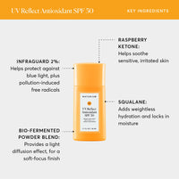 Thumbnail for Naturium UV Reflect Antioxidant, Broad Spectrum SPF 50 PA ++++ Sheer Sunscreen, Lightweight Face & Skin Protector with Soft Matte Finish, 1.7 oz