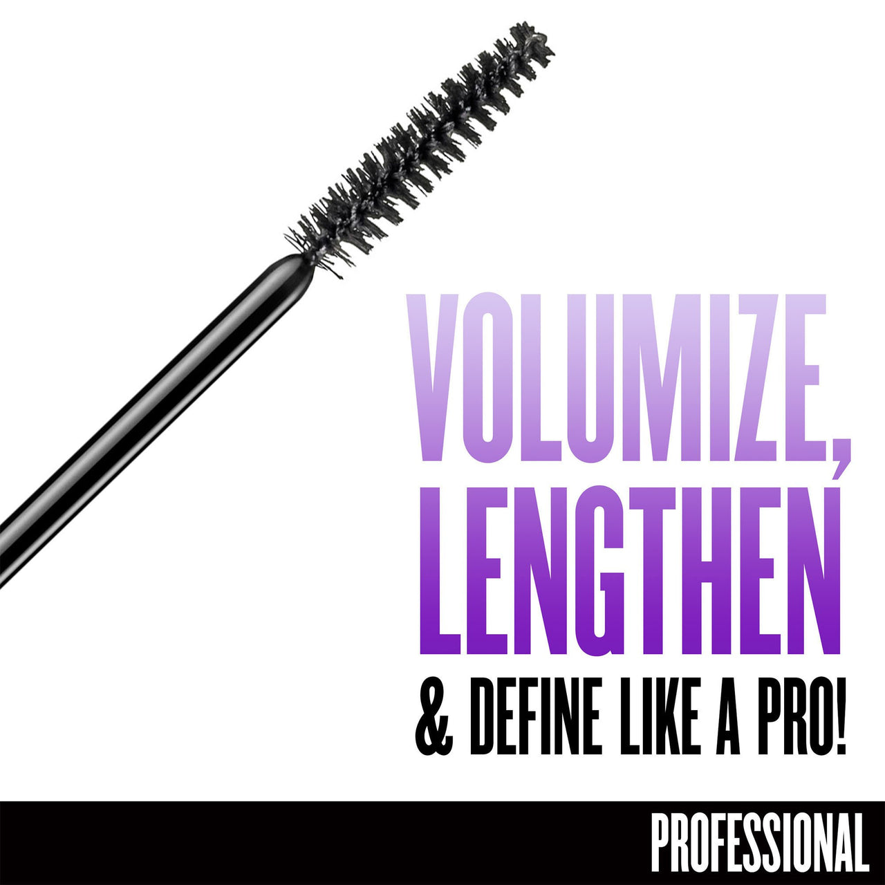 COVERGIRL Professional Mascara - Black Brown, Long Lasting, Smudge-Proof, Voluminous & Lengthening, Resists Swipes & Smears, Darkens & Defines All Day