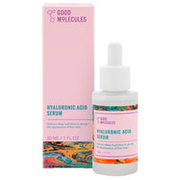 Thumbnail for Good Molecules Hyaluronic Acid Serum - Hydrating, Non-greasy formula to Moisturize, Plump - 1% HA, Anti-aging, Water-Based Skincare for Face