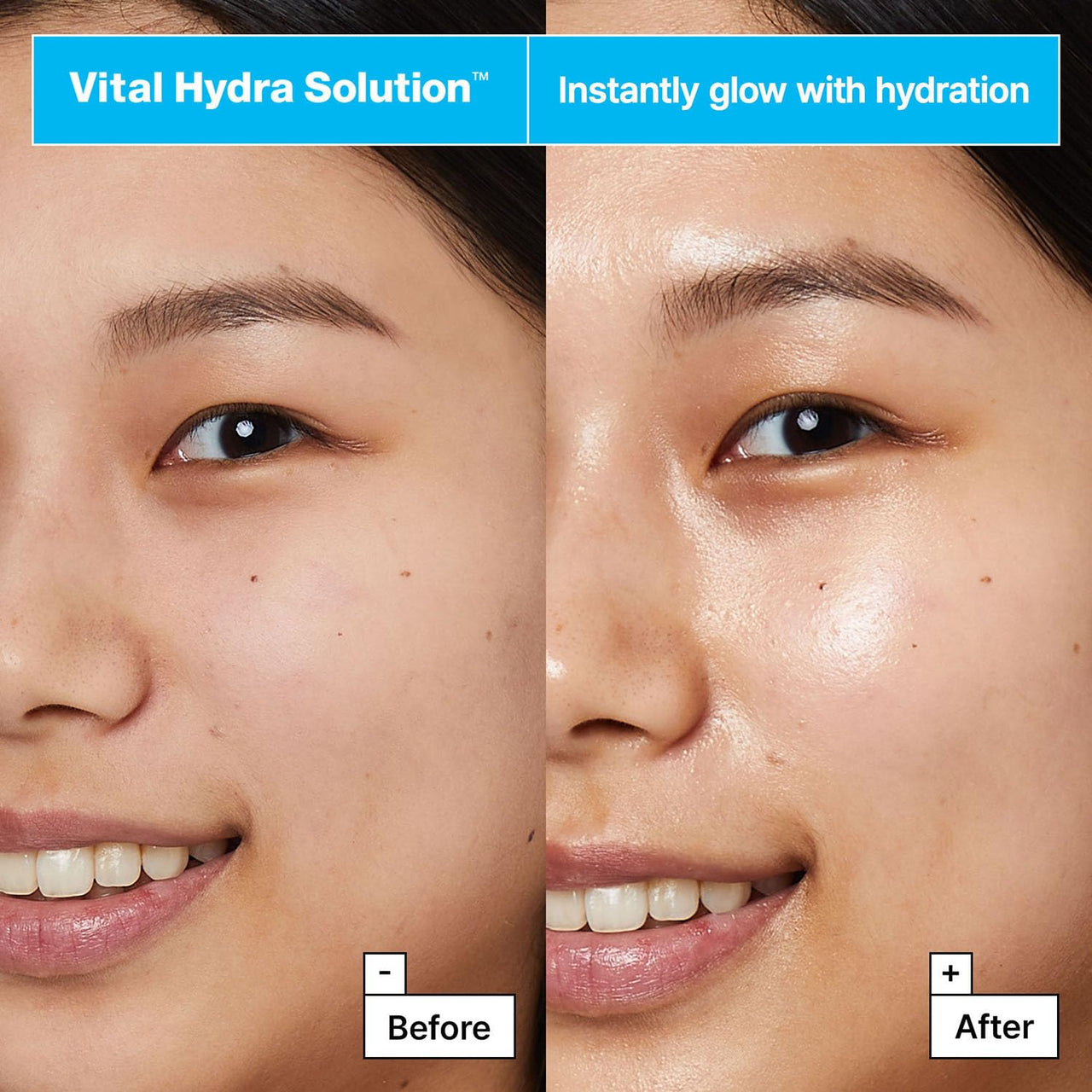 Dr.Jart+ Dermask Vital Hydra Solution Glow Face Mask with Hyaluronic Acid | Sheet Mask | Korean Skin Care | Travel Size, 1 Pack