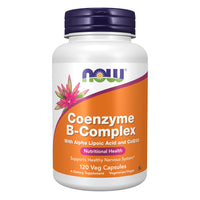 Thumbnail for Now Supplements, Co-Enzyme B Complex with Alpha Lipoic Acid and CoQ10, Nutritional Health, 120 Veg Capsules