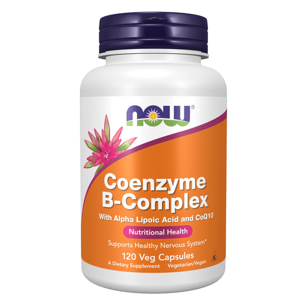 Now Supplements, Co-Enzyme B Complex with Alpha Lipoic Acid and CoQ10, Nutritional Health, 120 Veg Capsules