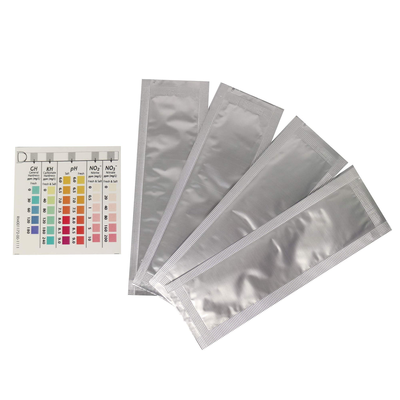 API 5-IN-1 TEST STRIPS Freshwater and Saltwater Aquarium Test Strips 4-Count Box