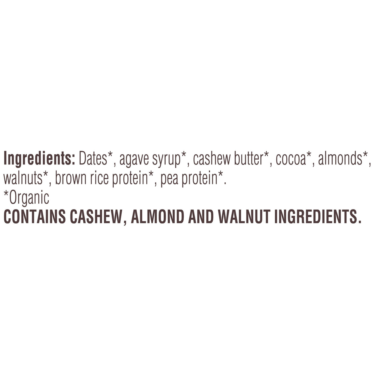 Pure Organic Fruit & Nut Bar, Chocolate Brownie, 1.7 Ounce (1 Count)
