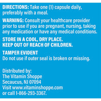 Thumbnail for The Vitamin Shoppe Zinc 50 MG - Immune Support, Skin Health & Antioxidant Protection, Essential Mineral (200 Capsules)