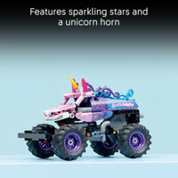 Thumbnail for LEGO Technic Monster Jam Sparkle Smash Pull-Back Truck Toy for Boys & Girls - Monster Truck Building Toy W/Pull-Back Racing Action for Kids, Ages 7+ - Gift Idea for Birthdays - 42220