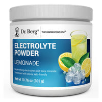Thumbnail for Dr. Berg Zero Sugar Hydration Keto Electrolyte Powder - Enhanced w/ 1000 mg of Potassium & Real Pink Himalayan Salt (NOT Table Salt) - Lemonade Flavor Hydration Drink Mix Supplement - 50 Servings