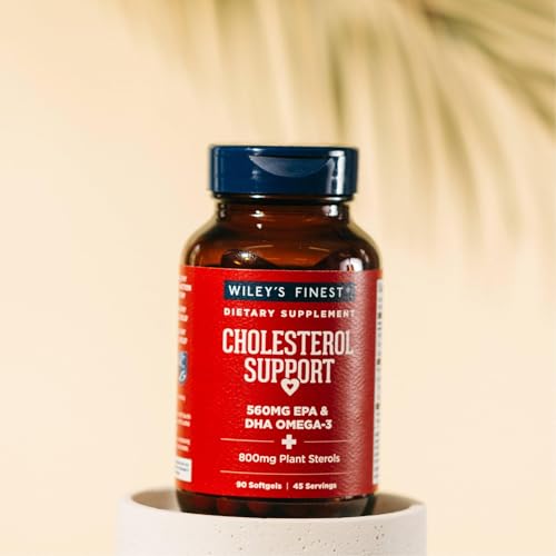 Image 7 of Wiley's Finest Wild Alaskan Cholesterol Support, 120 Count