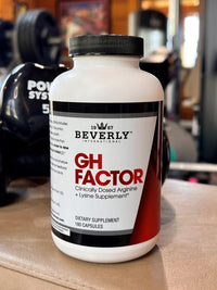 Thumbnail for Beverly International GH Factor, 180 Capsules. Raise Levels by Up to 8-Fold. Clinically Dosed Arginine + Lysine Supplement. P.M. Growth Promoter for Men & Women. Revitalize Your Physique.