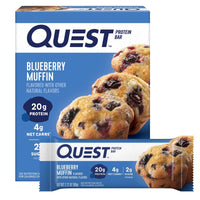 Thumbnail for Quest Nutrition Blueberry Muffin Protein bar, 8.48 Oz (Pack Of 4)