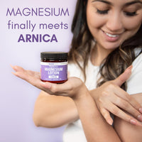 Thumbnail for Magnum Solace Nighttime Magnesium Lotion with Arnica – Soothing Relief & Relaxation, Highly Concentrated Magnesium for Muscles & Joints – Apply to Legs or Feet Before Bed – Skin-Friendly