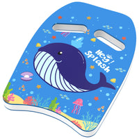 Thumbnail for HeySplash Swim Kickboard for Kids, Swimming Kickboard Cute Pattern Swim Training Aid for Children, Pool Exercise Equipments for Beginning Swimmers Safety Swim Board Auxiliary, Indigo Whale