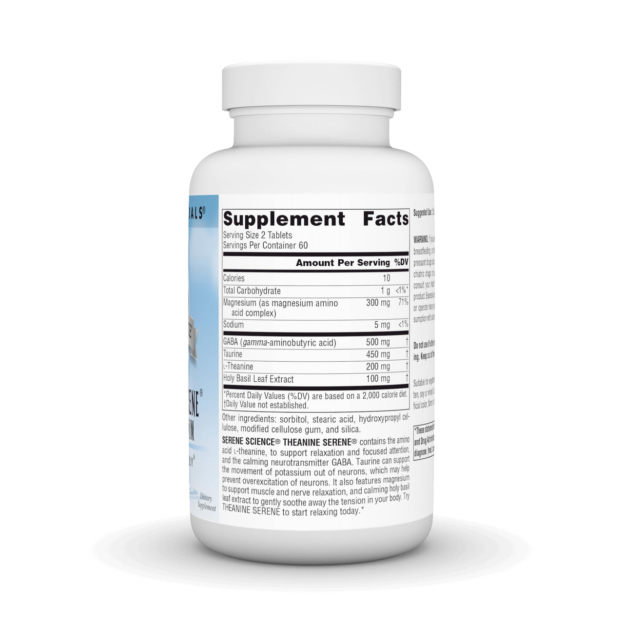 Source Naturals Serene Science L-Theanine with Magnesium and GABA - 120 Tablets