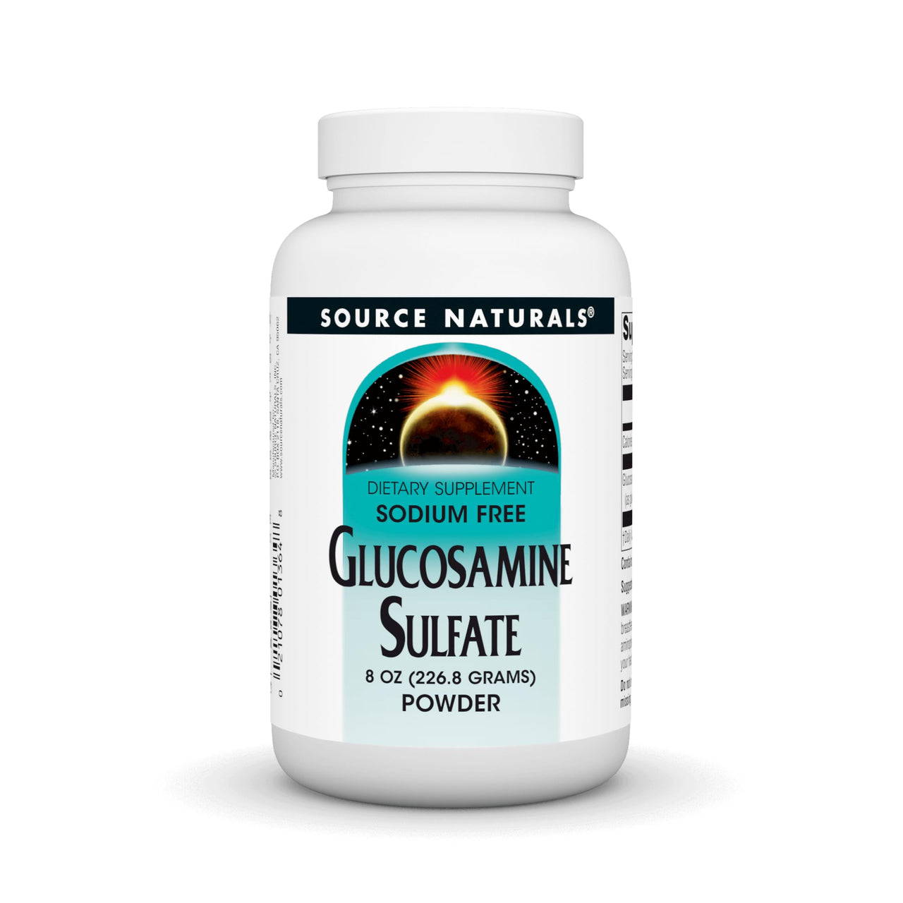 Source Naturals Glucosamine Sulfate, Sodium-Free Powder for Joint Support - 8 oz Powder
